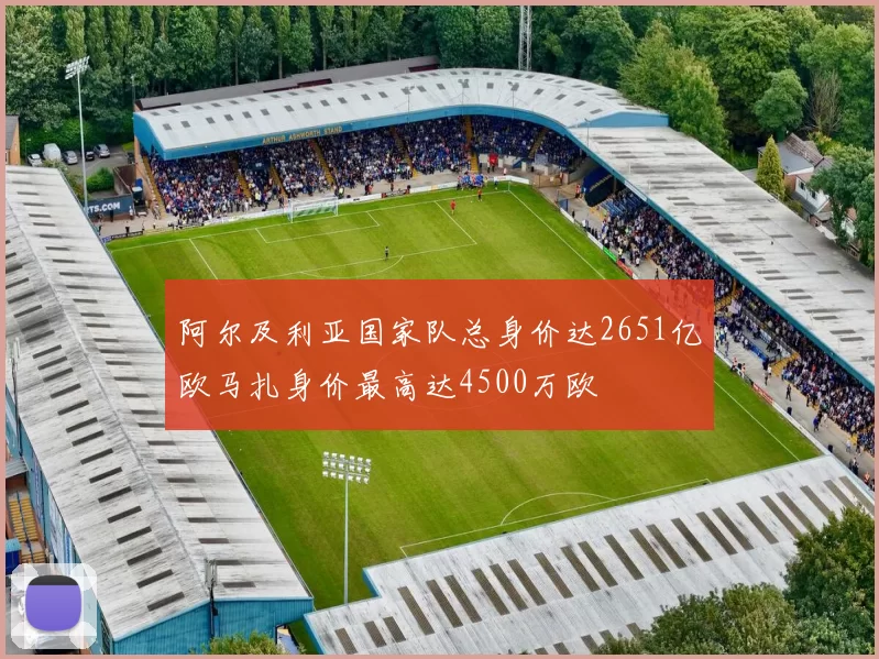 阿尔及利亚国家队总身价达2651亿欧马扎身价最高达4500万欧